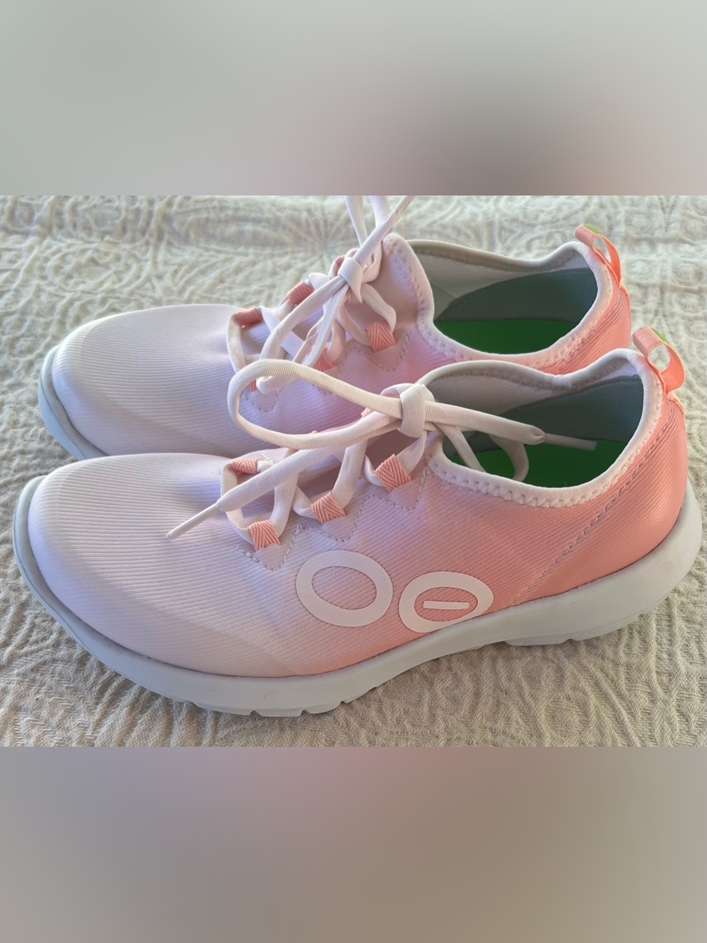OOFOS OOmg Sport LS Blush Pink Mutare Shoes 37/6
